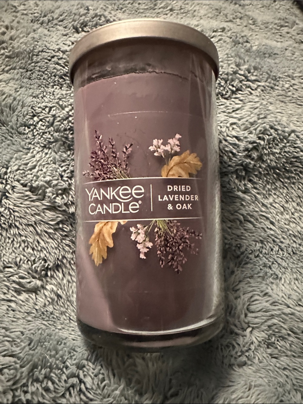 Yankee Candle Dried Lavender & Oak Jar - Deep Purple